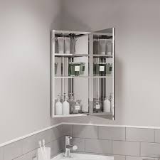 corner bathroom mirror cabinet cupboard