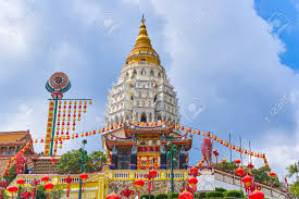 The malaysian island of penang is famous for some interesting marvels. Kek Lok Si Temple On Penang Island Georgetown Malaysia Stock Photo Picture And Royalty Free Image Image 108916114