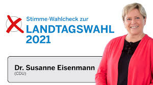Zuvor war sie elf jahre für kultusministerin dr. Stimme Wahlcheck Mit Dr Susanne Eisenmann Cdu Youtube