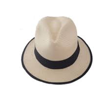 Fedora Edge Black Panama Hats