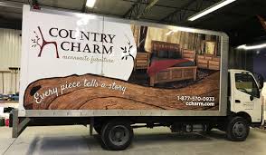 Explore truck furniture's chairs, couches & sofas and furniture, in beautifully designed spaces— like restaurants, hotels and cafes. Country Charm Mennonite Furniture Delivery Truck Sign Street