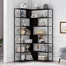 tier bookcase home office bookshelf