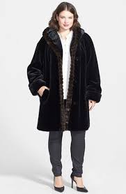 Faux Fur Hooded Coat Nordstrom Coats