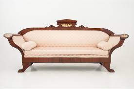 empire antique sofa from around 1870