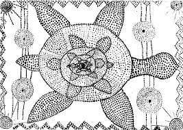 Art Therapy Coloring Page Aboriginal