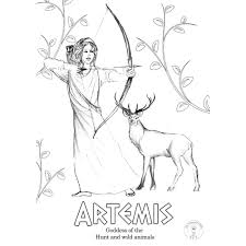 Collection by barbaras hand made jewerly and magical services. Artemis Coloring Pages Coloring Home