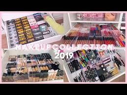 huge makeup collection organization