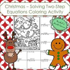 Two Step Equations Coloring Activity