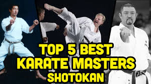 top 5 best shotokan karate masters