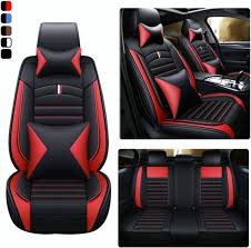 Bucket Seat Without Headrest Red Front