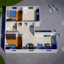 2 Bedroom Small Insulated Prefab House
