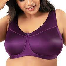 Buy NYKD Women's Polyester Non-Padded Wire Free Full Coverage Bra Purple at  Amazon.in