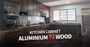 aluminium kitchen cabinet vs wood 15
