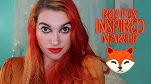 red fox inspired makeup tutorial