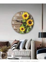 Mute Wall Decor Clock Shein Usa