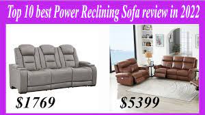 top 10 best power reclining sofa review