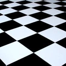 20 x 20 black and white dance floor