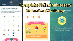 Complete 'Fifth Anniversary Collection' Challenge - New Challenge In Pokemon  GO - YouTube