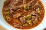 bamya   meat and okra stew