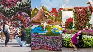 check out dubai miracle garden