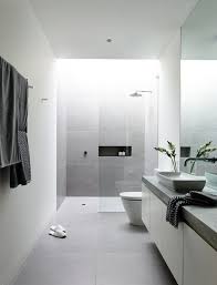 Modern bathroom design is often about creating clean lines and reducing clutter (or at least, keeping it out of sight). Splendid Ambiance Disclose In The Robinson Concept Home In Melbourne Australia Home Design Lover Small Bathroom Minimalist Bathroom Bathroom Design
