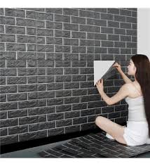 3d Wallfoam Diy Ideas Brick Wallpaper