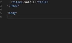 html programming with visual studio code