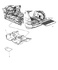 1du44xdvac genuine mopar mat floor