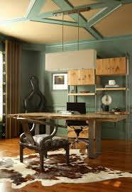 dramatic masculine home office design