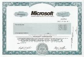 Data provided by edgar online. Microsoft Company Profile Stock Certificates Money Template Microsoft