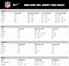Nfl Youth Jersey Size Chart Jpg