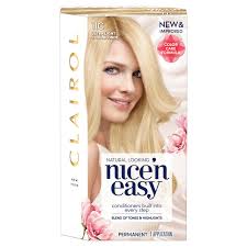 For cooler blonde, i would do a heavy highlight all over with a cream bleach mixed with a low volume to get as much warmth out as possible. Clairol Nice N Easy Hair Color 11c Ultra Light Cool Blonde Walmart Com Walmart Com