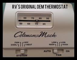 Coleman rv air conditioner wiring diagram collection. Hunter 42999b Digital Rv Thermostat Upgrading The Oem Thermostat