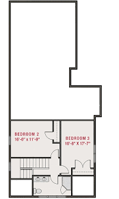 Two Story Bungalow Plan With Shed