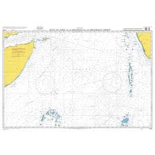 Admiralty Chart 4703 Gulf Of Aden To The Maldives And Seychelles Group