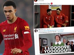 Manchester united fought back from behind to knock liverpool out of the emirates fa cup and progress into the fifth round. Liverpool Fans Respond With Epic Memes To Trent Alexander Arnold S Valentines Post Daily Star