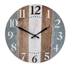 decorative wooden beach clocks that