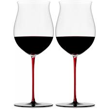 luxu wine glasses 32oz with long red