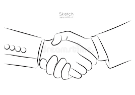 How to draw baby hands. Draw Shake Hand Business Vector Stock Vector Illustration Of Brush Sketch 66720035