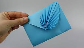 Origami briefumschlag basteln mit papier: Alternative Zur Grusskarte Brief Schon Falten