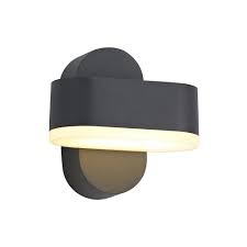 modern anthracite finish outdoor wall light