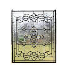 Handcrafted Clear Beveled Glass Window