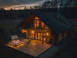 Get comfy and cosy in the secluded water wilderness of our log cabins with hot tubs. Riverside Log Cabin With Hot Tub In Rural Cumbria