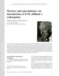 Pdf Mystery And Speculations An Introduction To E M
