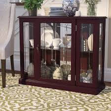 a curio or display cabinet is a perfect