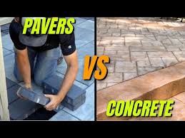 Stamped Concrete Vs Pavers Pros And
