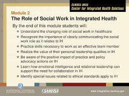 The Role Of Social Work In Integrated Health Ppt Download