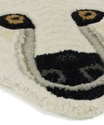 kasbah polar bear head rug doing goods