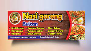 desain banner nasi goreng free