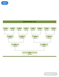 Free Simple Family Tree Family Tree Layout Tree Templates